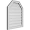 Ekena Millwork Octagonal Top Surface Mount PVC Gable Vent w/ 2"W x 1-1/2"P Brickmould Frame, 22"W x 26"H GVPOT22X2602SF - alternate 2